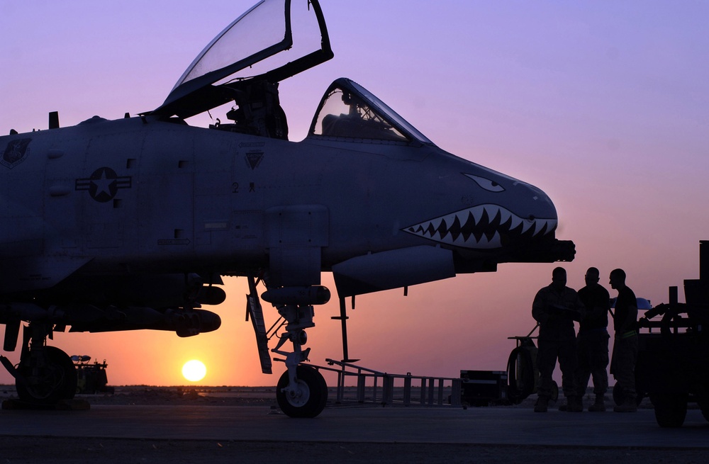 A-10 Provides Top Cover for Troops in Iraq