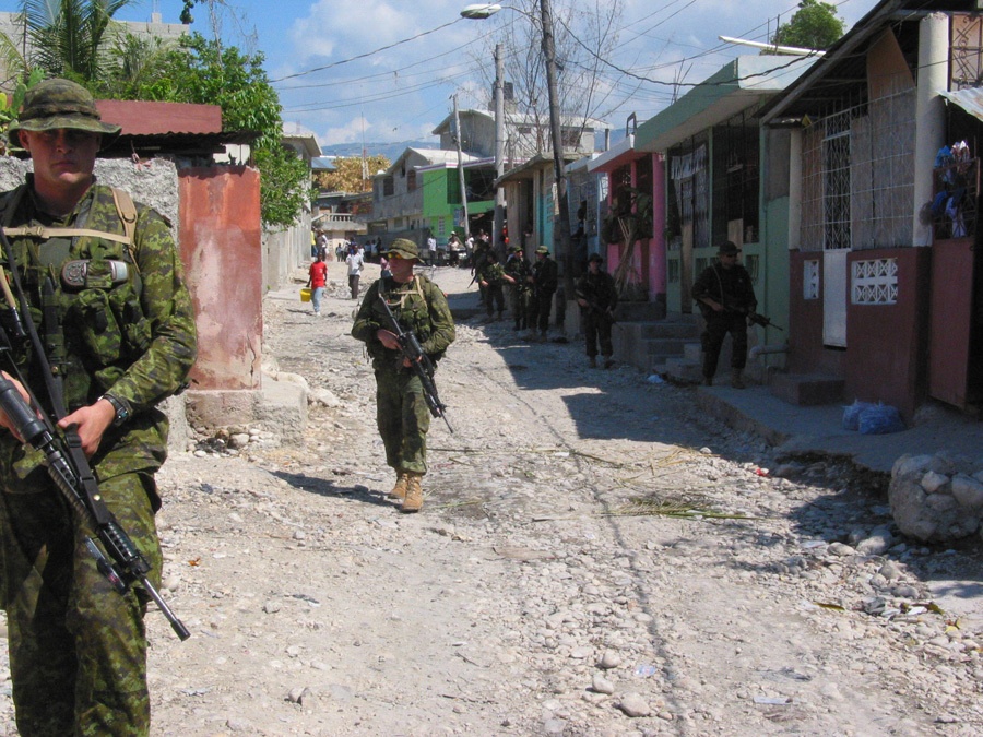 A Haitian Day in a Canadian Soldier's Life