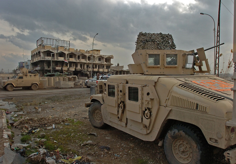 552nd MP's search for explosives in Mosul