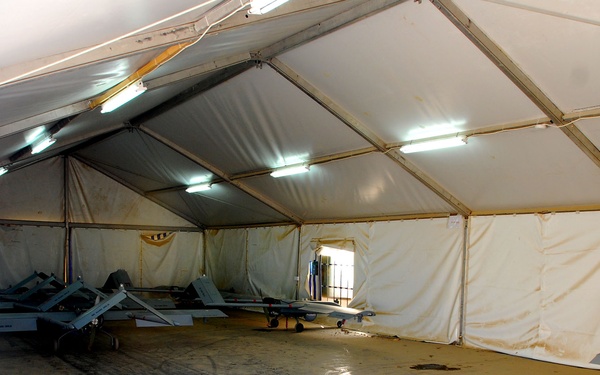 Maintenance hangar provides space