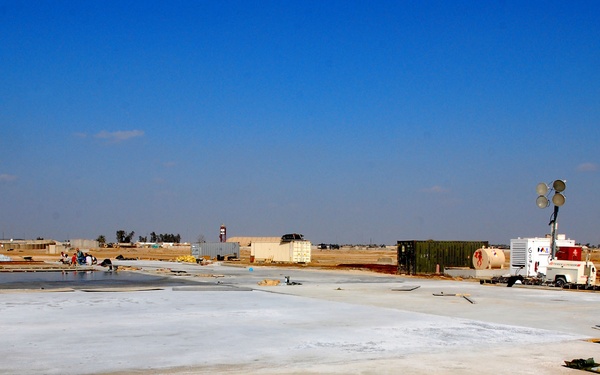 Maintenance hangar provides space
