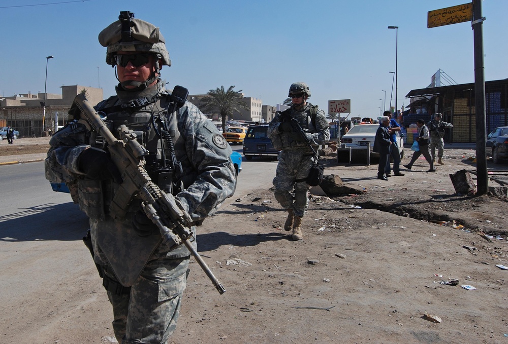 Patrolling in Sadr City