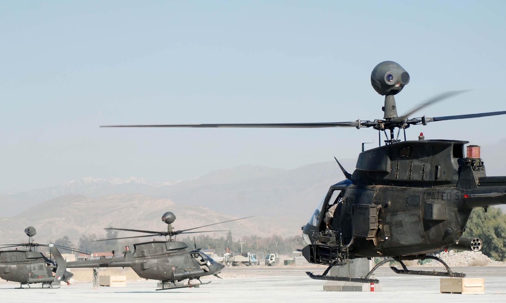 Task Force Out Front brings Kiowa Warrior into fight