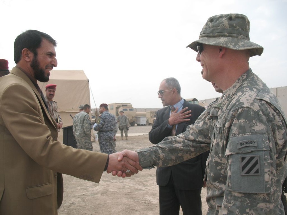 13th Georgian Battalion takes command of COP Cleary