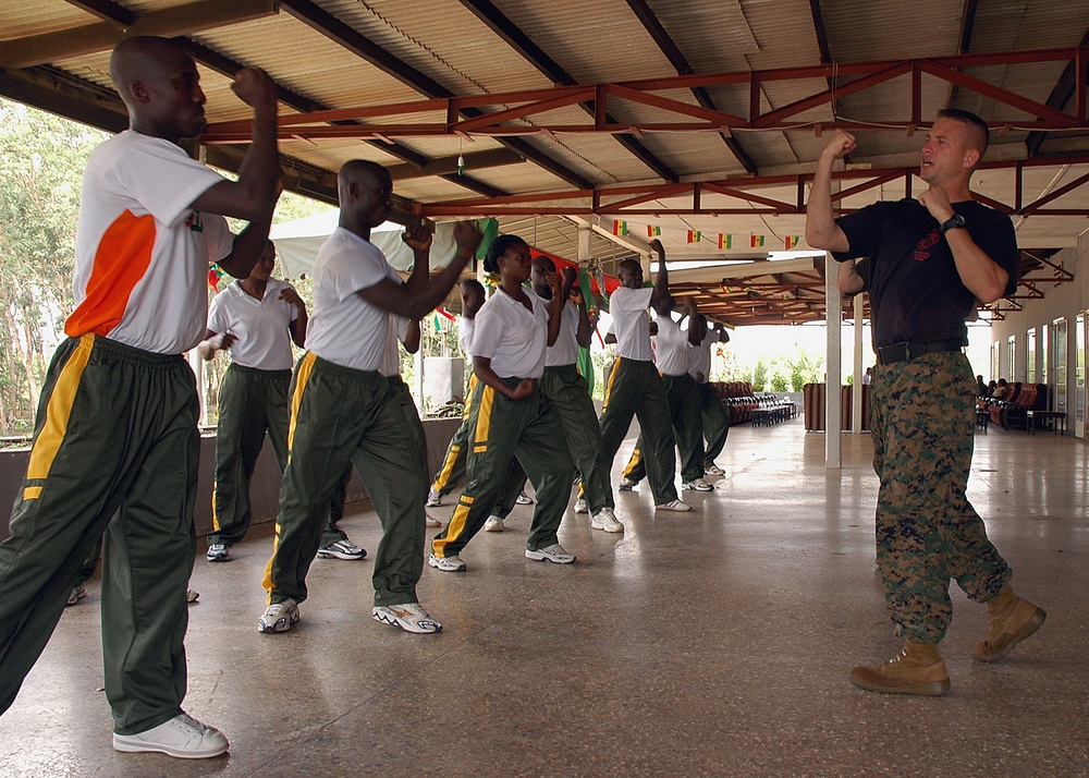 Martial-Arts Instruction for Ghanaian Army