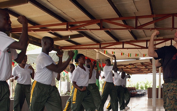 Martial-Arts Instruction for Ghanaian Army