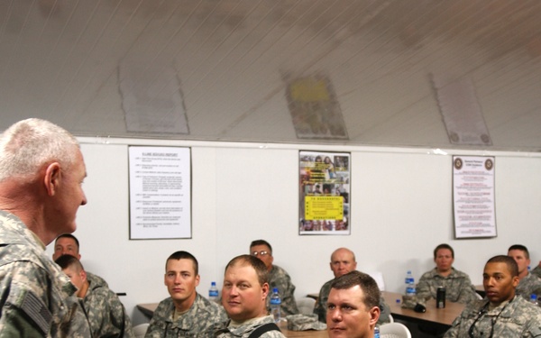 Lt. Gen. Clyde A. Vaughn Visits Army National Guard Soldiers in Kuwait