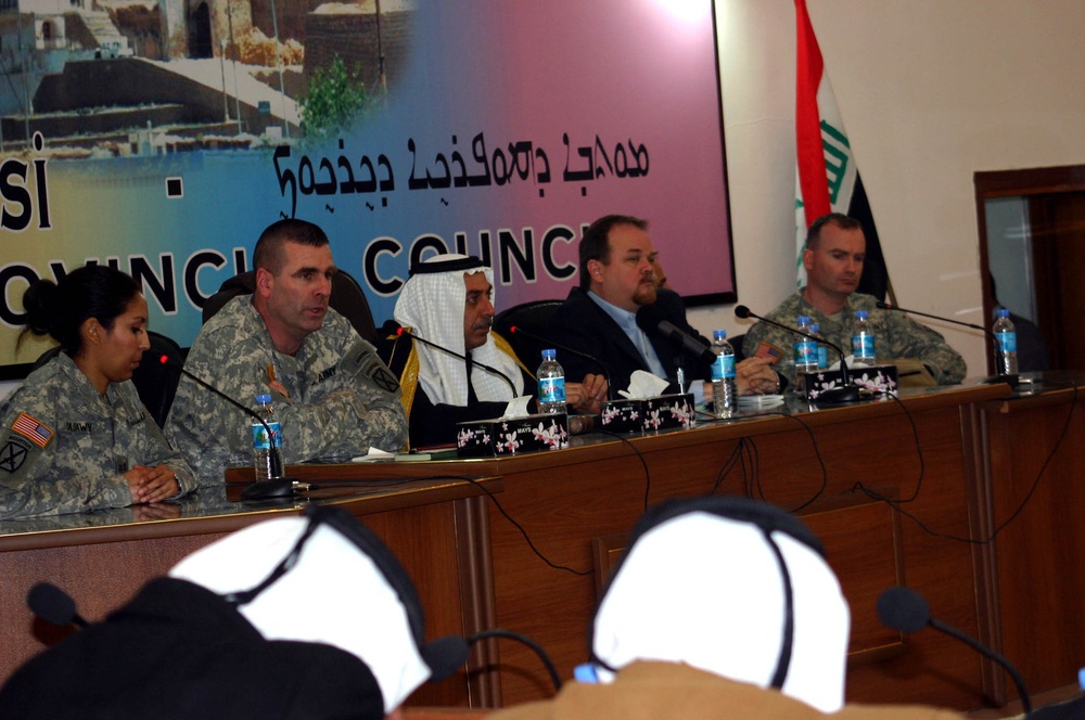 Obeidi Tribal Leaders gather to discuss security of tribal areas in Kirkuk Province