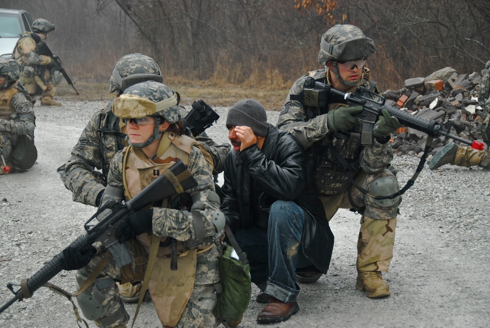 Sailors and Airmen learn the Army way at Camp Atterbury