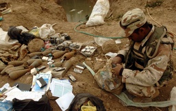 IED, indirect fire cells disrupted by cache find