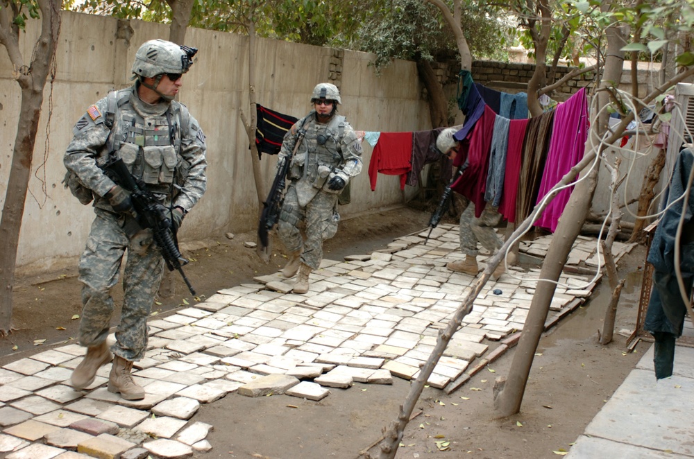 Task Force Rogue Scouts patrol Mansour daily, stand ready to react to any situation
