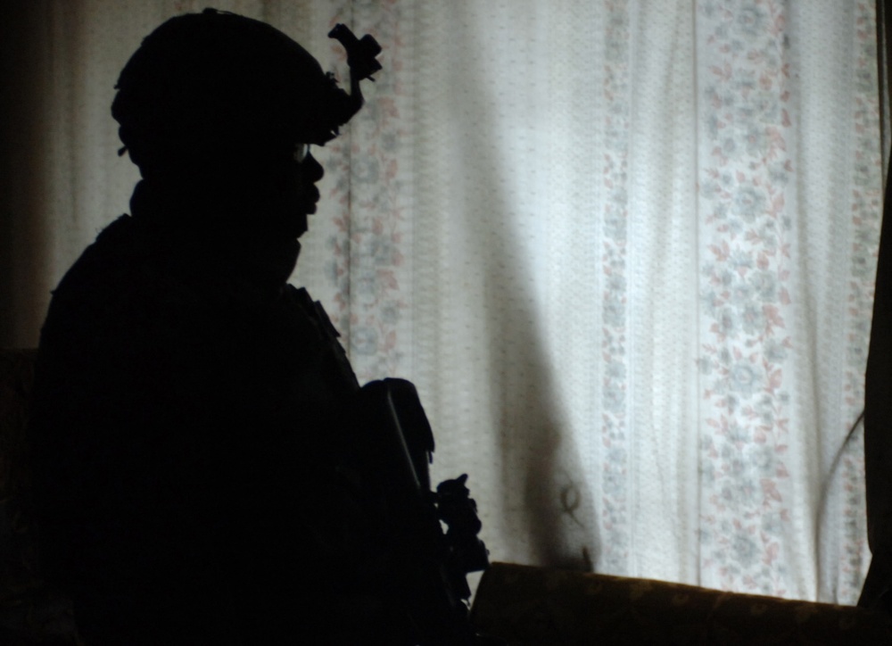 Task Force Rogue Scouts patrol Mansour daily, stand ready to react to any situation