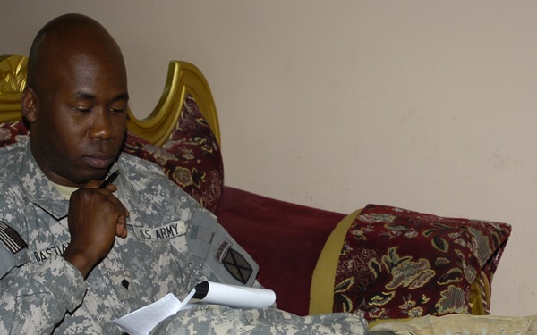 Soldier writes music to relax