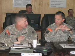 Former 3rd HBCT commander visits FOB Hammer