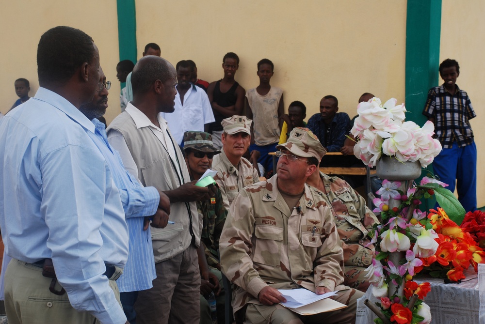 CJTF-HOA helps empower Ethiopian community through new school building