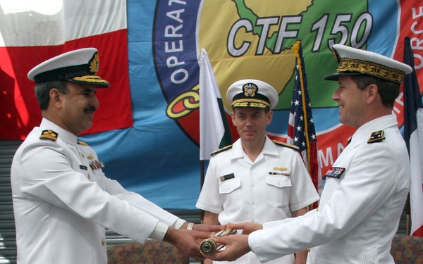 Change of command aboard PNS Tippu Sultan