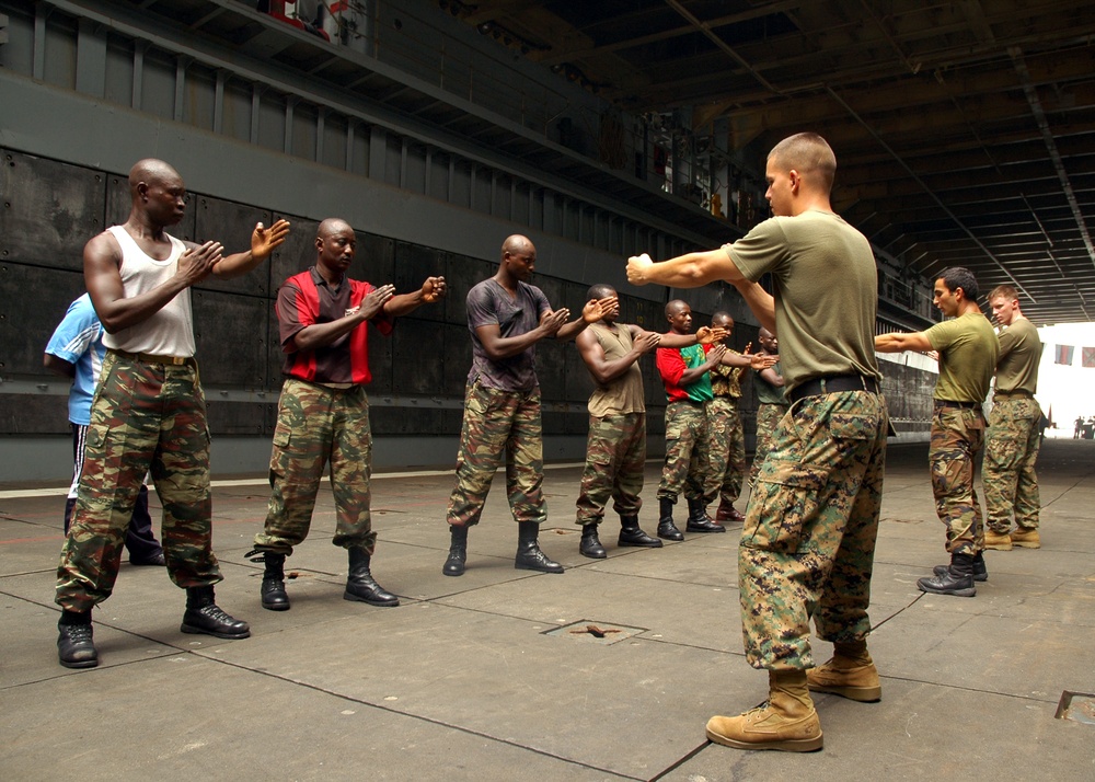 Africa Partnership Station Brings Martial Arts Training to Cameroon