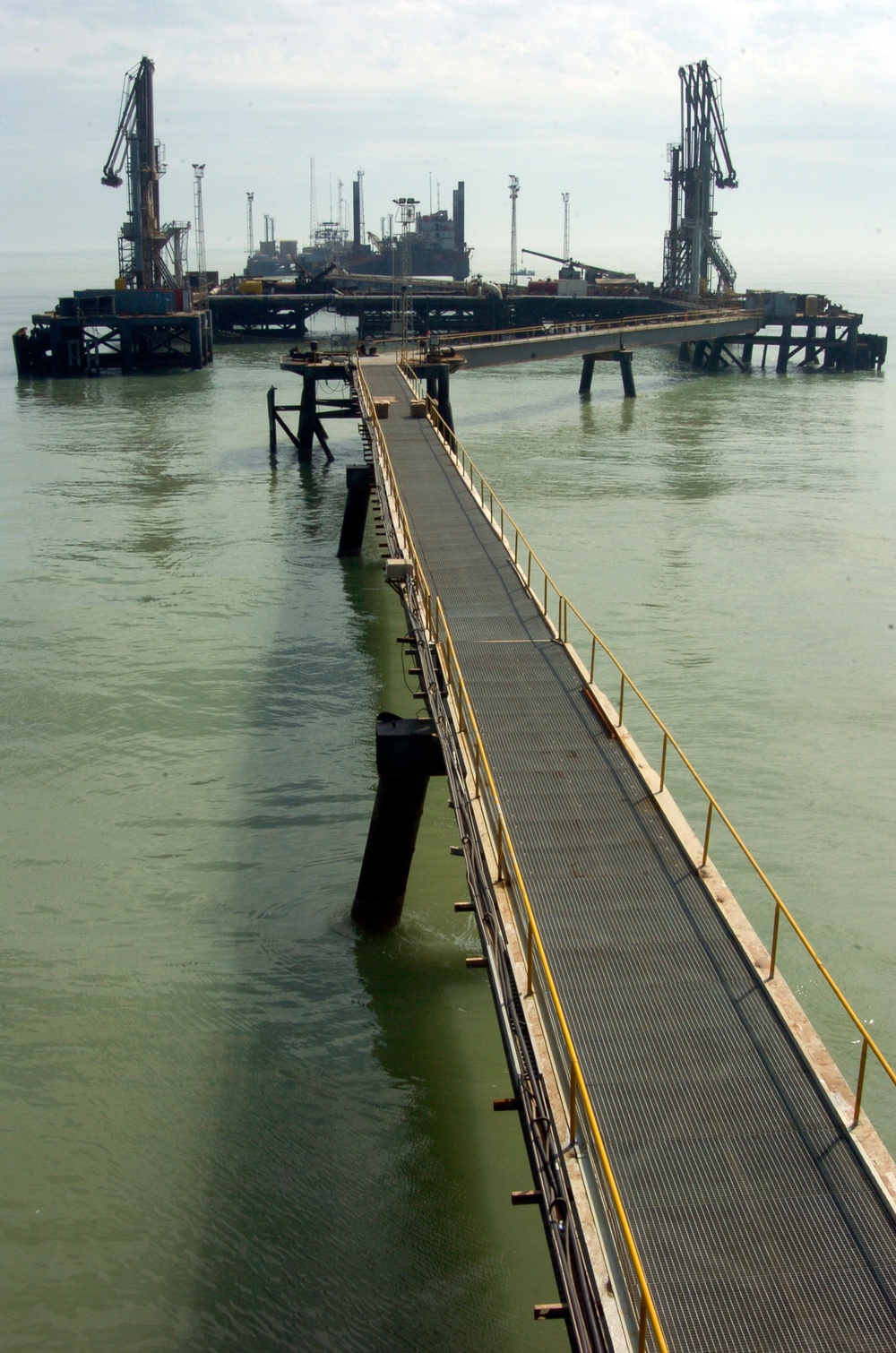 Oil terminal in the Persian Gulf