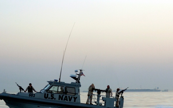 Oil terminal in the Persian Gulf