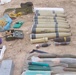 Weapons cache found near electrical substation