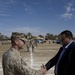 Marines of Regimental Combat Team 5 transfers authority to the Iraqi Police and Iraqi Army of Hit