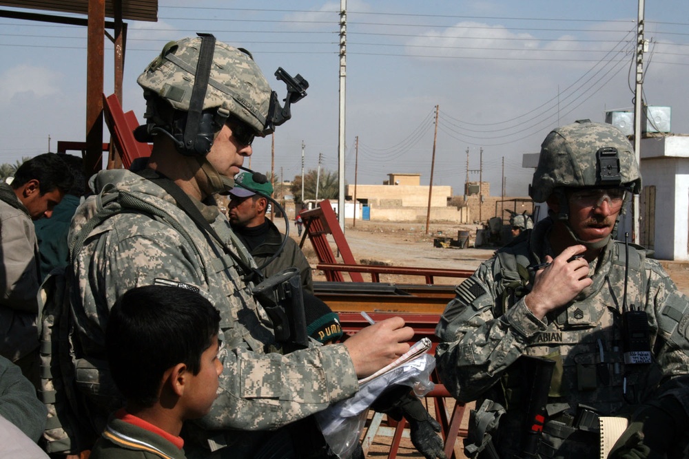 Wolfhounds on patrol