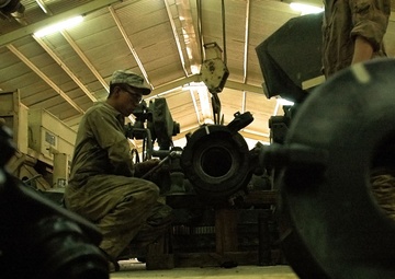 Keeping Hot Guns Firing: Artillery Mechanics Tackle New Systems to Keep Mission Going, More