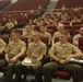 Marines wait to undergo Marine Security Guard Screening Process