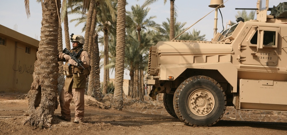 Regimental Combat Team 1's Personnel Security Detachment; sentinels to commanding officer