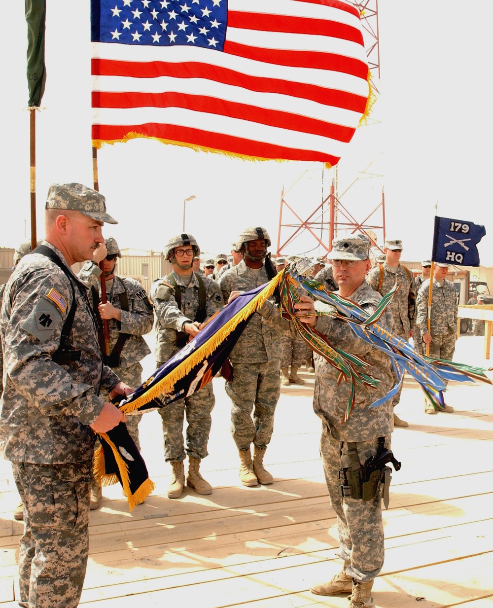 Oklahoma National Guard unit assumes base security at Bucca