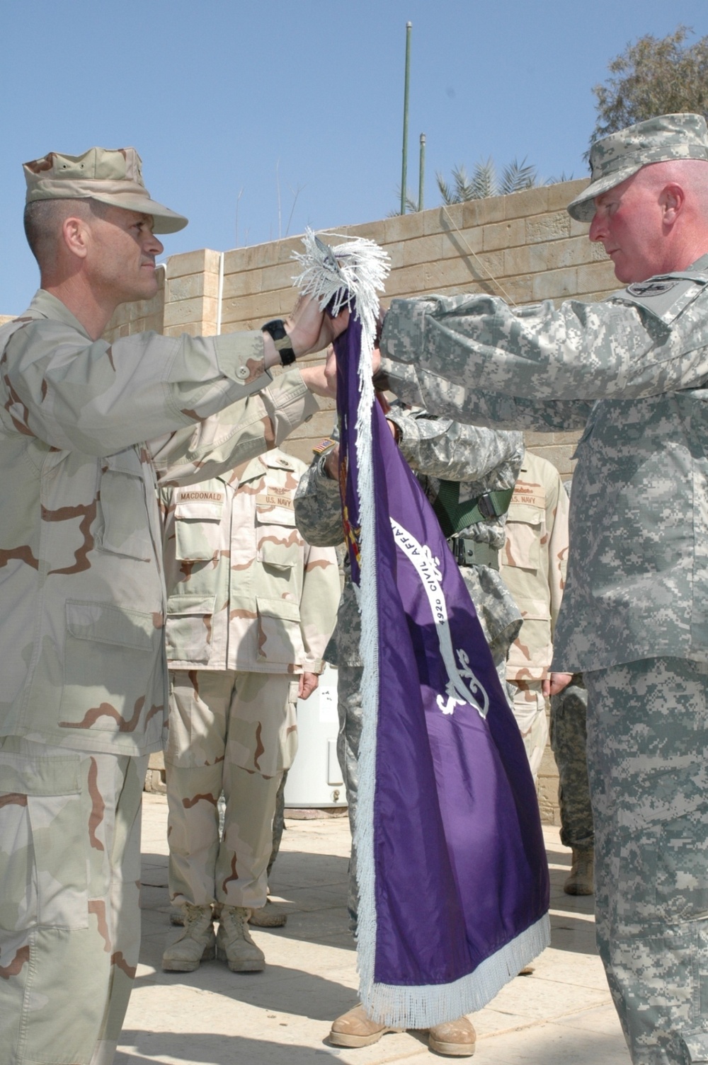 3rd CA Bn. transfers authority to 401st CA Bn.
