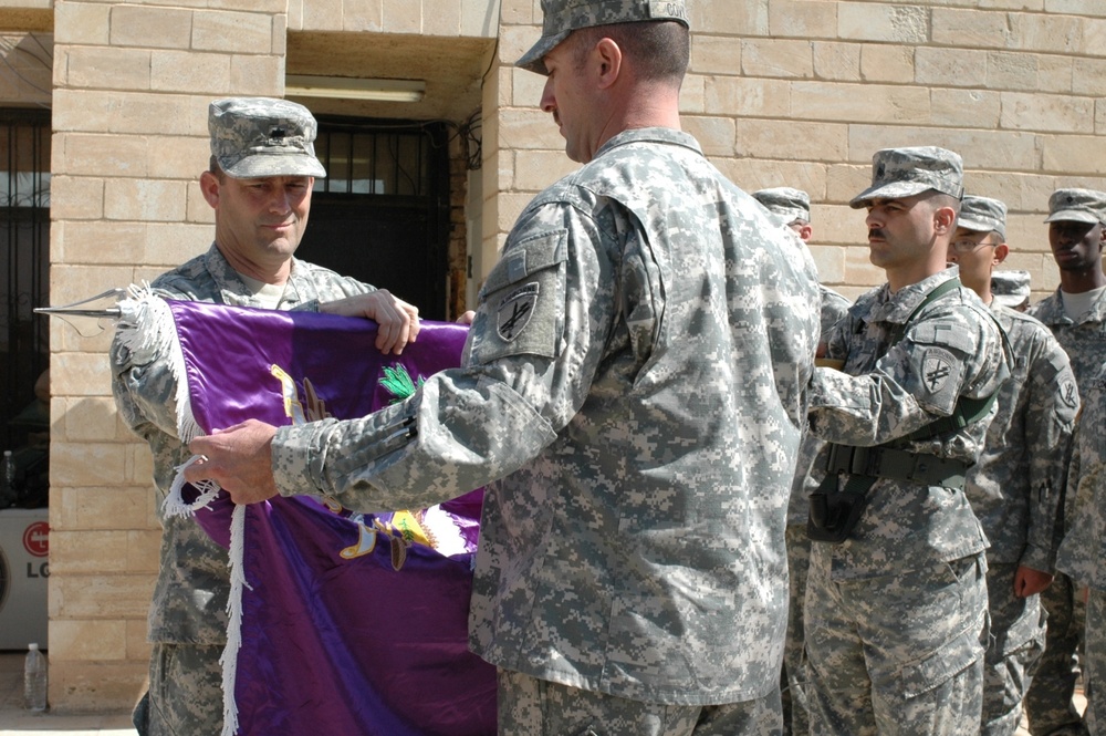 3rd CA Bn. transfers authority to 401st CA Bn.