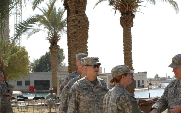 3rd CA Bn. transfers authority to 401st CA Bn.