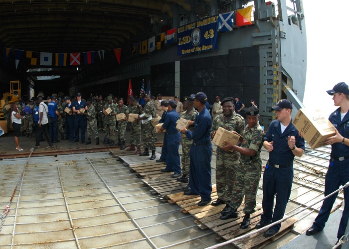 Africa Partnership Station and Project Handclasp Donate Medical Supplies in Cameroon