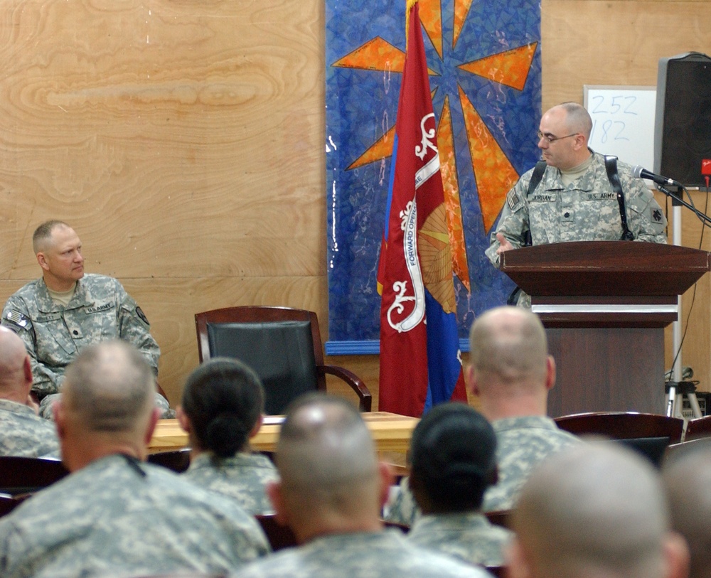 Oklahoma's 1st Battalion, 160th Field Artillery takes over support of Camp Bucca