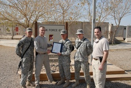 Medic Instructors honored by Secret Service