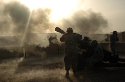 Muli-National Force - Iraq command sergeant Major visits Rakkasan units