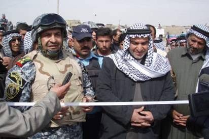 Citizens of Salman Pak, al Lej celebrate reopening of al Lej road, Checkpoint 600