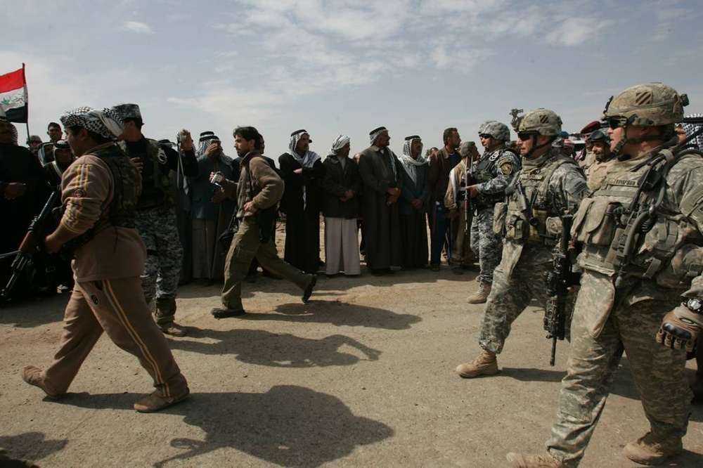 Citizens of Salman Pak, al Lej celebrate reopening of al Lej road, Checkpoint 600