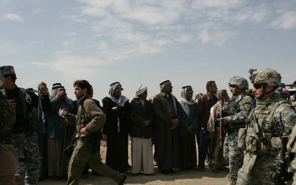 Citizens of Salman Pak, al Lej celebrate reopening of al Lej road, Checkpoint 600
