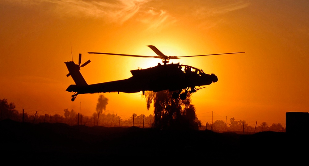 Apaches, Black Hawks and F16s Dominate Iraqi Skies