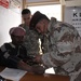 101st Airborne Division assists with in processing new Iraqi recruits