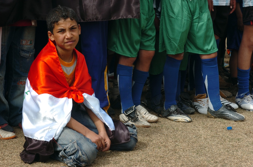 Iraqi Youth Soccer Players Come Together During Soccer Tournament in Baghdad