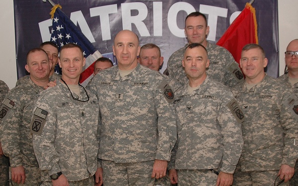 Former Fort Polk commanding general visits Patriots in Baghdad