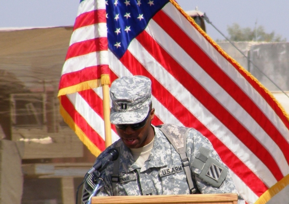 703rd Brigade Support Battalion captain completes third command in three years