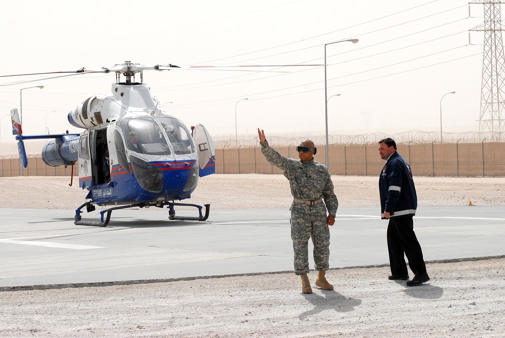 Qatar Air Ambulance Available to Rush Military Casualties