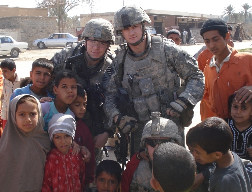 Coalition forces build ties in Hamiya