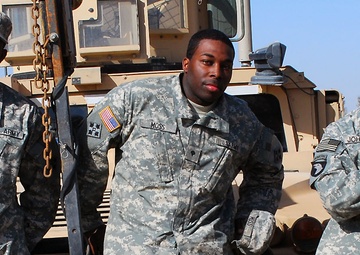 Rapper 'raps it up' during deployment