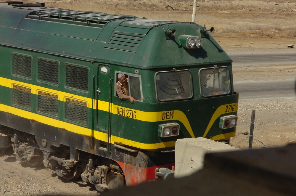 A Train Runs Through Taji