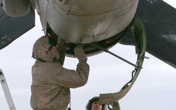 flight line of Al Asad